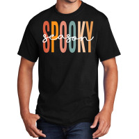 Spooky Season Retro Colorful Halloween Costume Women Girls Basic T-shirt | Artistshot