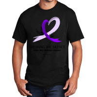 Breaking The Silence Helps Stop Domestic Violence (survivors Unite) Basic T-shirt | Artistshot