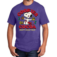 Peanuts Christmas Cookies & Cocoa Basic T-shirt | Artistshot