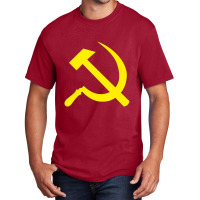 Hammer And Sickle Ussr Communist Soviet Russia Cccp Basic T-shirt | Artistshot