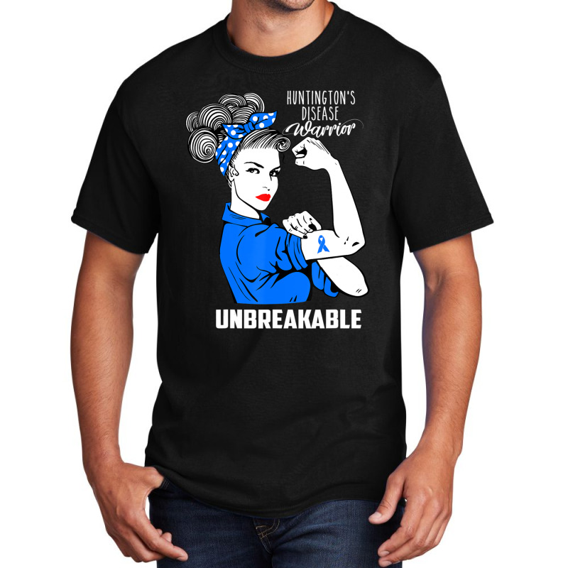 Huntington's Disease Awareness Unbreakable Warrior Basic T-shirt | Artistshot