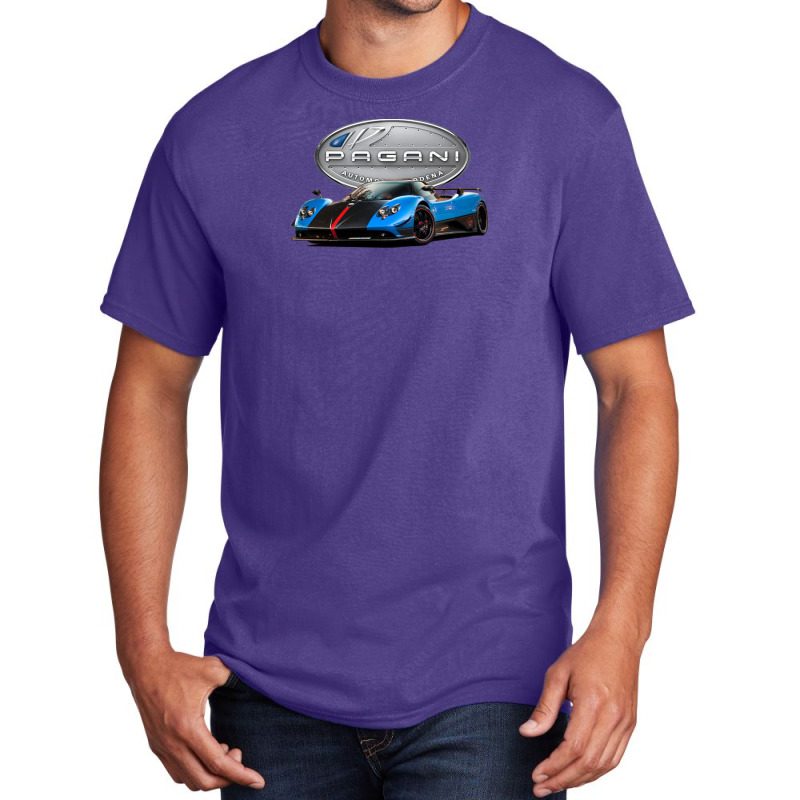 Pagani Zonda Supercar Products Basic T-shirt by RickyRamshur | Artistshot