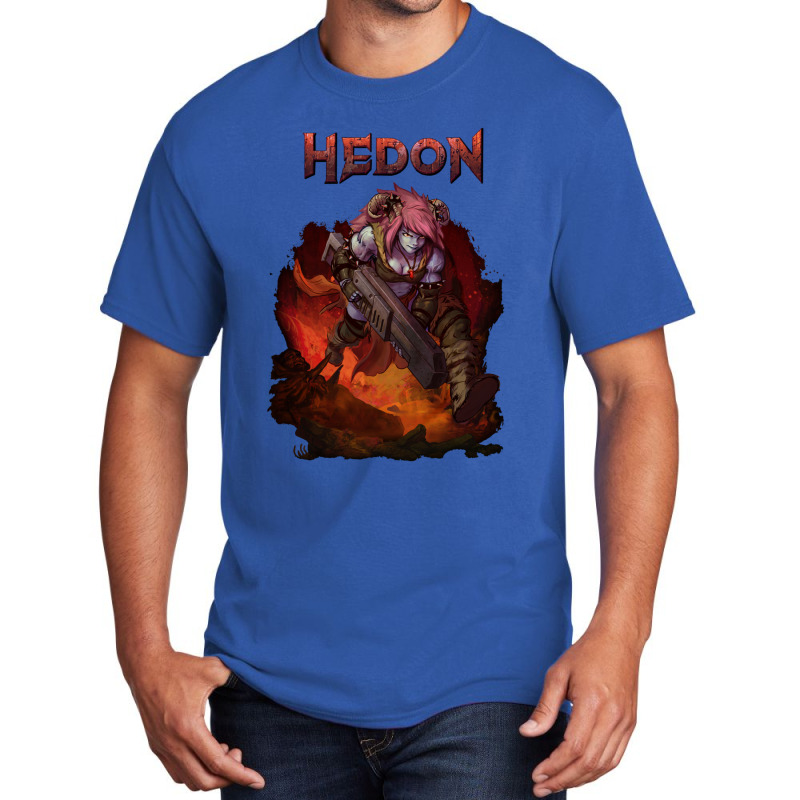 Hedon Original Cover Art (clothing Splash) Basic T-shirt | Artistshot