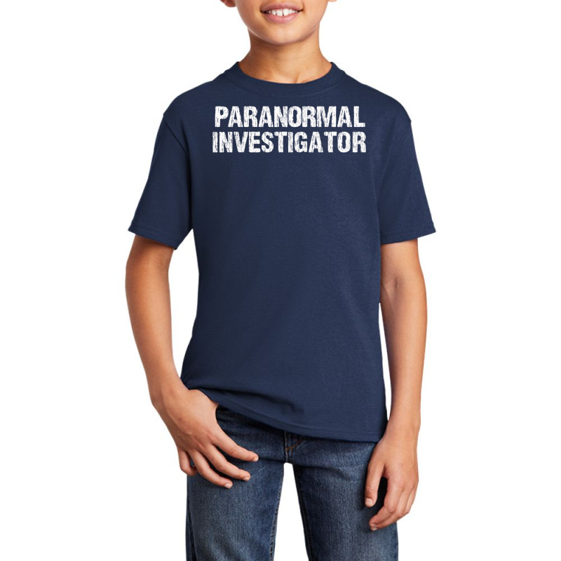 Paranormal Investigator Long Sleeve T Shirt Basic Youth T-shirt by cm-arts | Artistshot