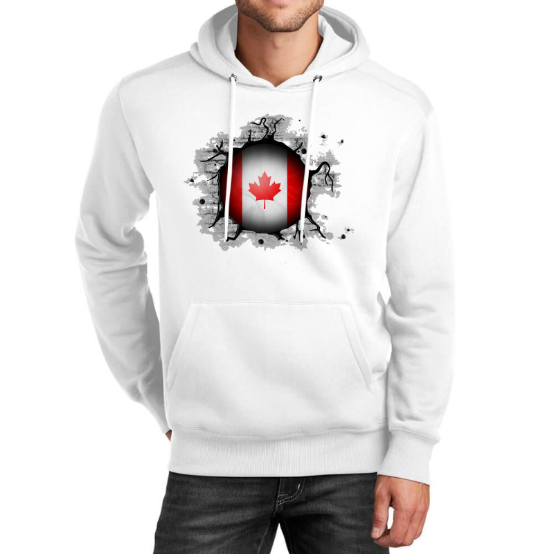 1st July Canada Day, Canadian Flag Unisex Hoodie by deepbox | Artistshot