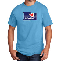 Retro 1940s Pontiac Classic Car Dealership Sign Basic T-shirt | Artistshot