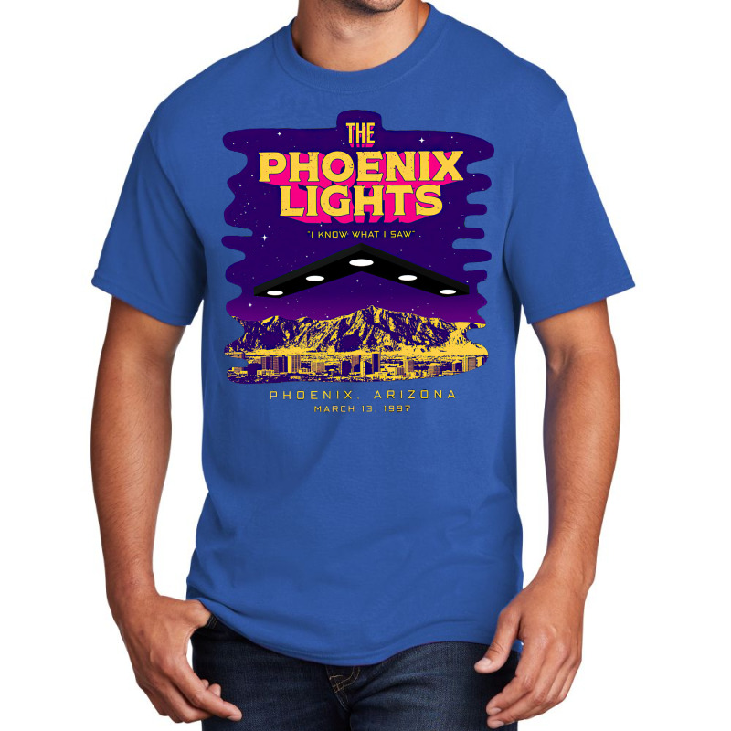 The Phoenix Lights, The Phoenix Lights Vintage, The Phoenix Lights Art Basic T-shirt | Artistshot