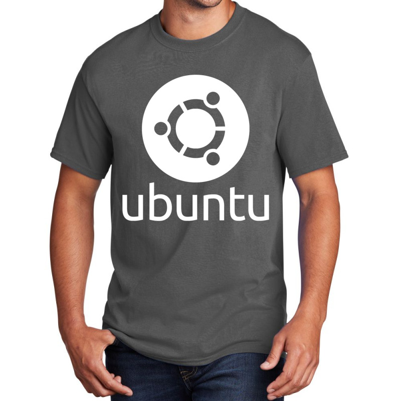 Dark Ubuntu Linux Basic T-shirt | Artistshot