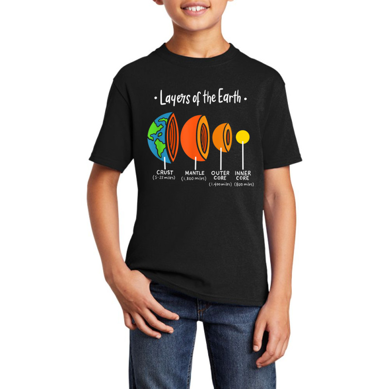 Layers Of Earth Geology Science   Geologist   Great Geology T Shirt Basic Youth T-shirt | Artistshot