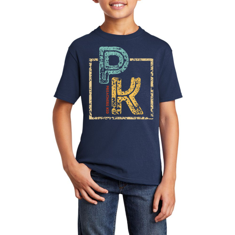 Preachers Kid Distressed Shirt For Pastors Children T Shirt Basic Youth T-shirt by cm-arts | Artistshot