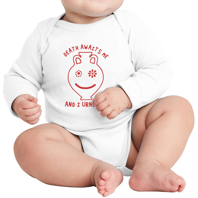 Death A Wait's Me Long Sleeve Baby Bodysuit by SanaMomo | Artistshot