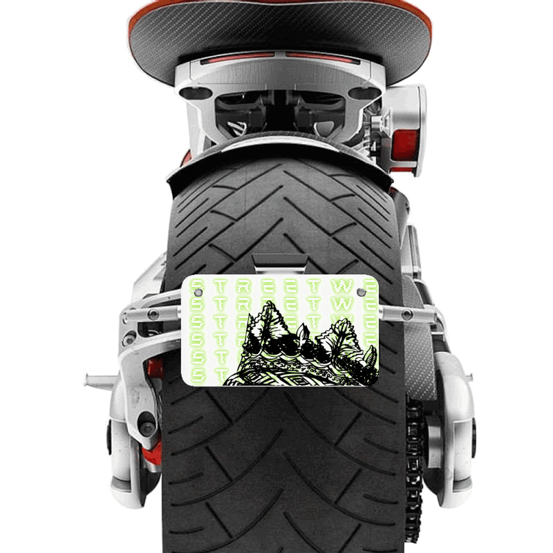 Urban Streetwear Design Motorcycle License Plate | Artistshot