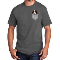 English Springer Spaniel Dog In Your Pocket Basic T-shirt | Artistshot