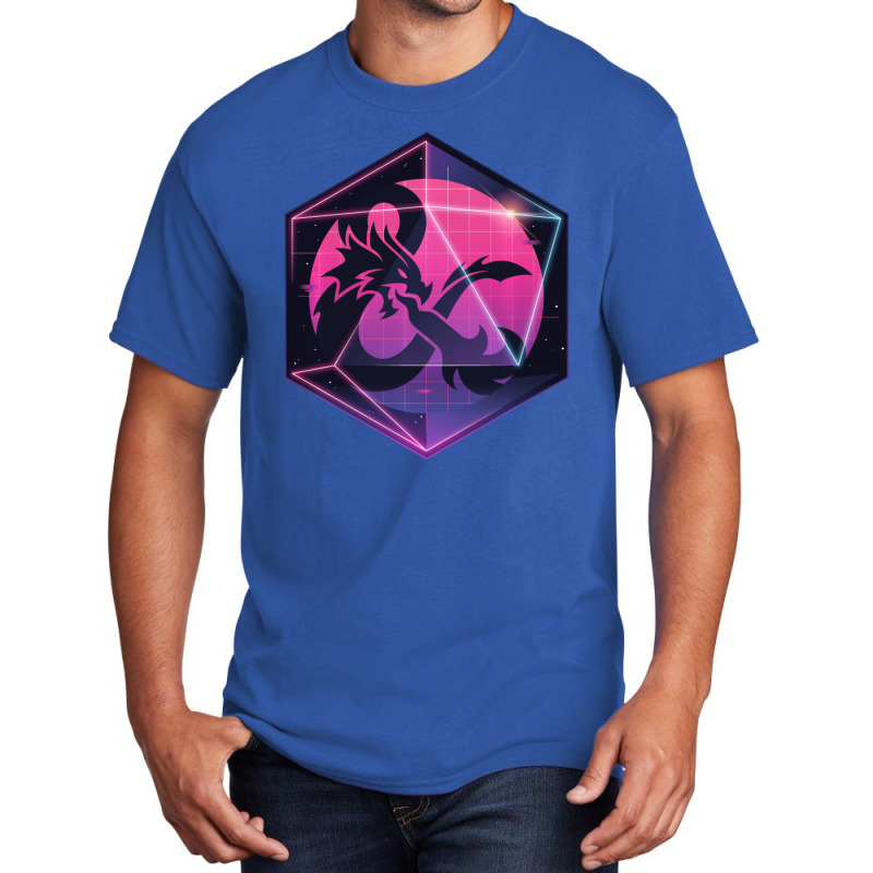 Dungeons & Dragons Ampersand In 3d Dice Basic T-shirt | Artistshot