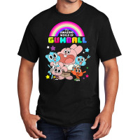 Cn The Amazing World Of Gumball The Wattersons Group Shot Basic T-shirt | Artistshot