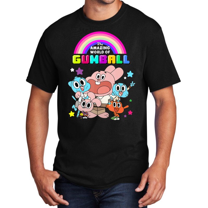 Cn The Amazing World Of Gumball The Wattersons Group Shot Basic T-shirt | Artistshot