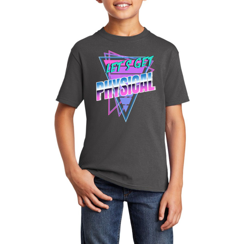 Let's Get Physical Rad 80's Workout Basic Youth T-shirt | Artistshot