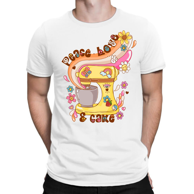 Peace, Love & Cake T-shirt | Artistshot