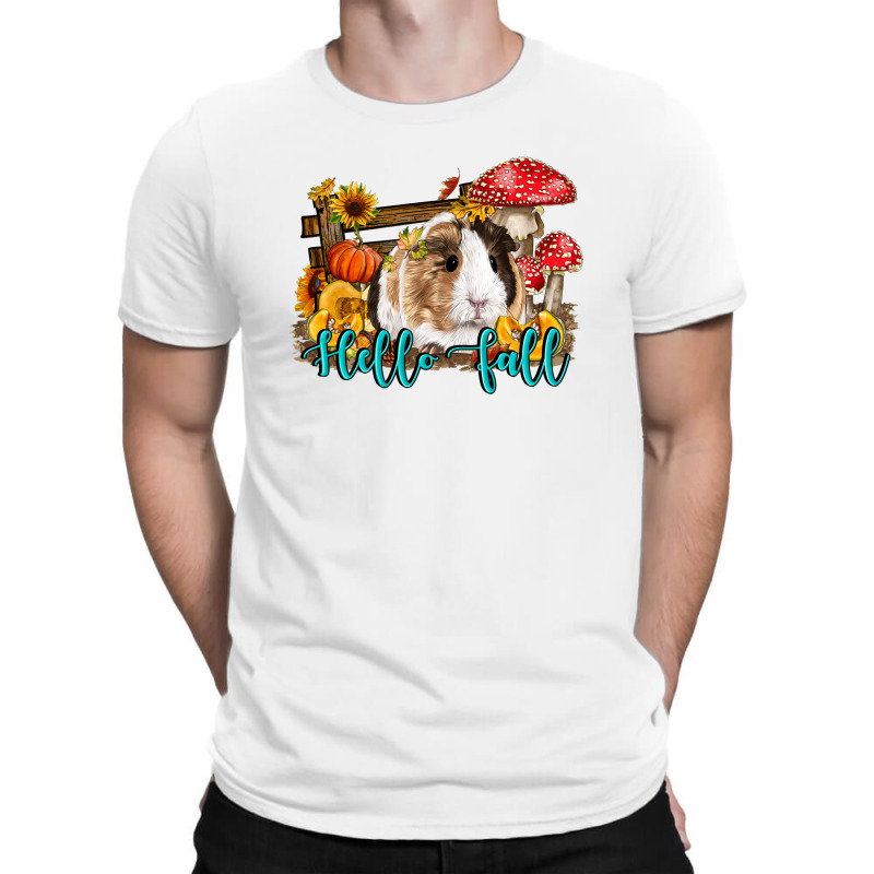 Hello Fall Guinea Pig T-shirt | Artistshot