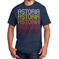 Astoria, Or  Vintage Style Oregon T Shirt Basic T-shirt | Artistshot