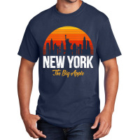 Urban New York City Skyline New York City Basic T-shirt | Artistshot