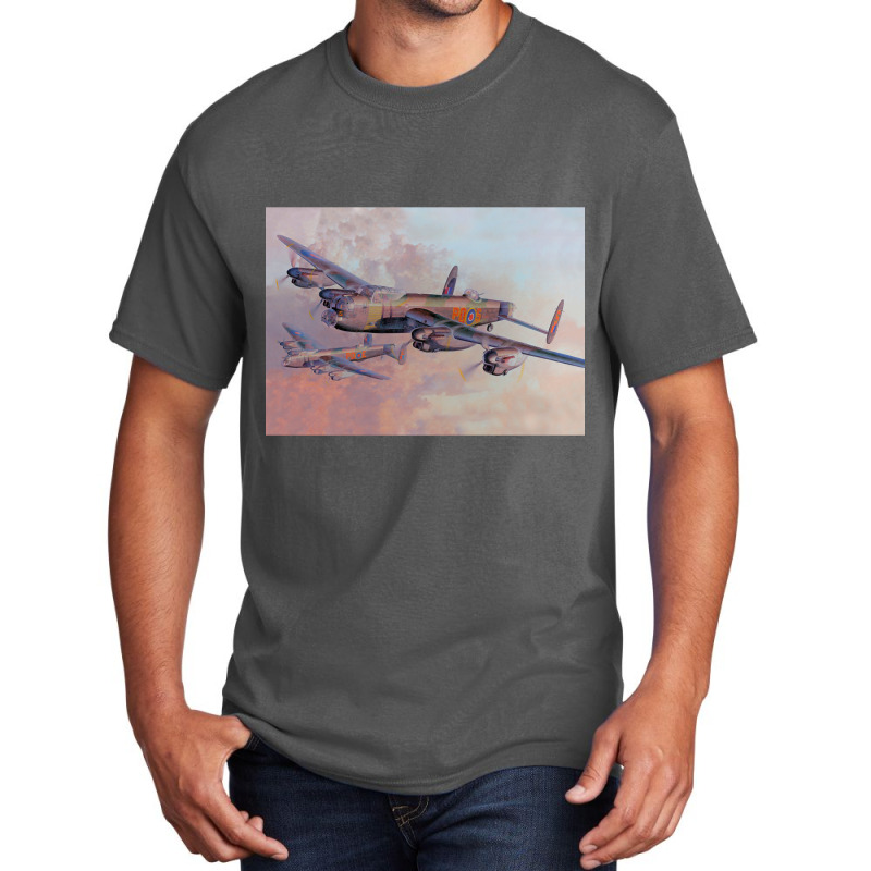 Avro Lancaster-1c5qt Basic T-shirt by Kanmosrin52 | Artistshot