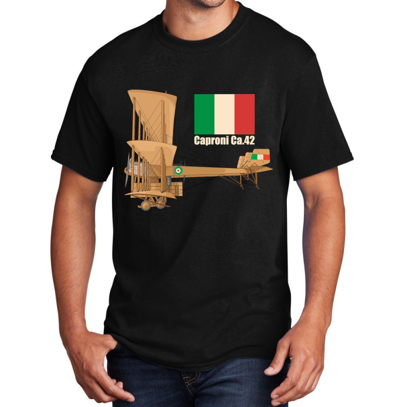 Caproni Ca4 Ca42 Ww1 Italian Heavy Bomber Triplane Plane Diagram Gifts Basic T-shirt | Artistshot