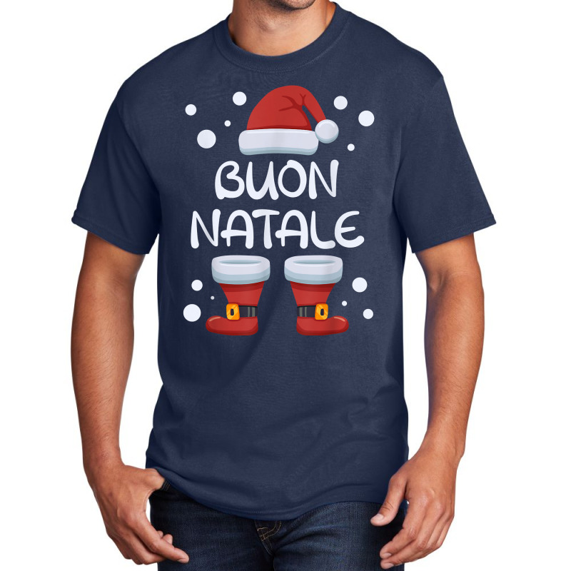 Buon Natale Italian Christmas Santa Merry Xmas Italy T Shirt Basic T-shirt by zheralalumo | Artistshot