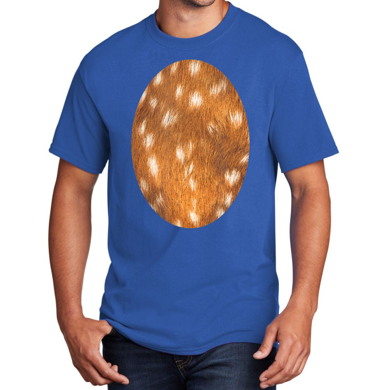 Deer Chest Costume Reindeer Belly Skin Pattern Basic T-shirt by cm-arts | Artistshot