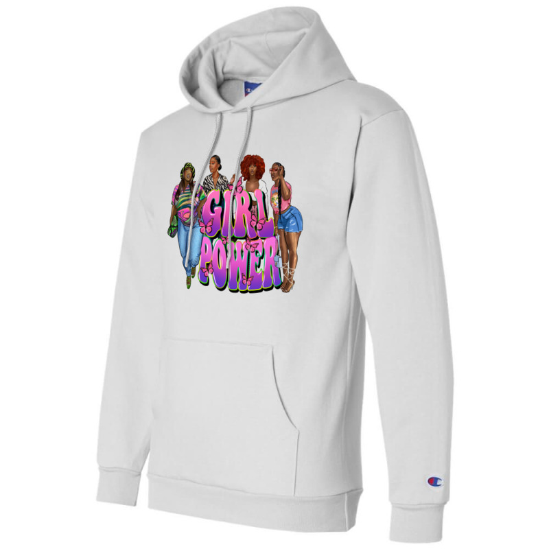 Girl Power Black Woman Champion Hoodie | Artistshot