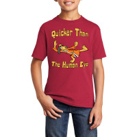 Art Quicker Than The Human Eye Hong Kong Phooey Located In The Dumpste Basic Youth T-shirt | Artistshot