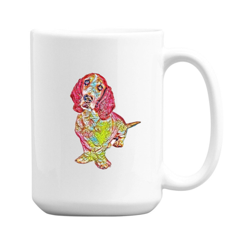 A Purebred Basset Hound Dog S 15 Oz Coffee Mug | Artistshot