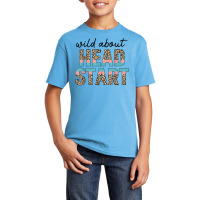 Wild About Head Start Teacher Leopard 1st Day Back To School T Shirt Basic Youth T-shirt | Artistshot