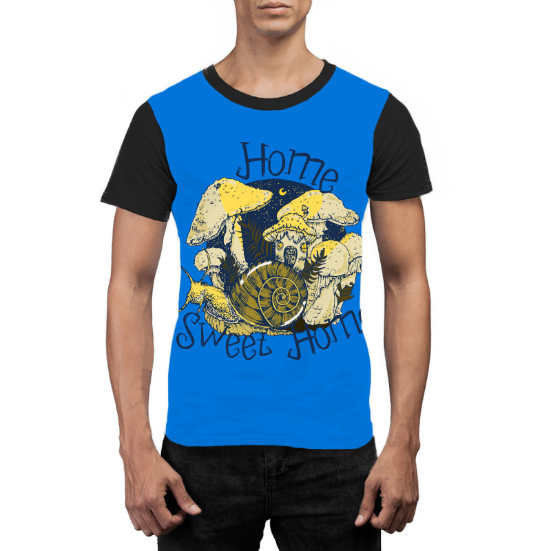 Home Sweet Home - Snail Graphic T-shirt | Artistshot