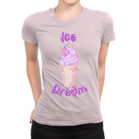 Ice Dream Ladies Fitted T-shirt | Artistshot