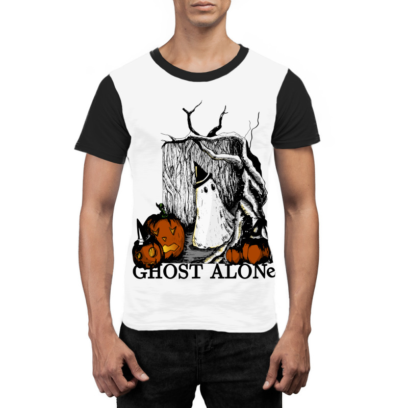 Ghost Alone Graphic T-shirt | Artistshot