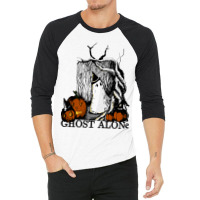 Ghost Alone 3/4 Sleeve Shirt | Artistshot