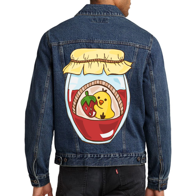 Cute Strawberry Jam Men Denim Jacket | Artistshot