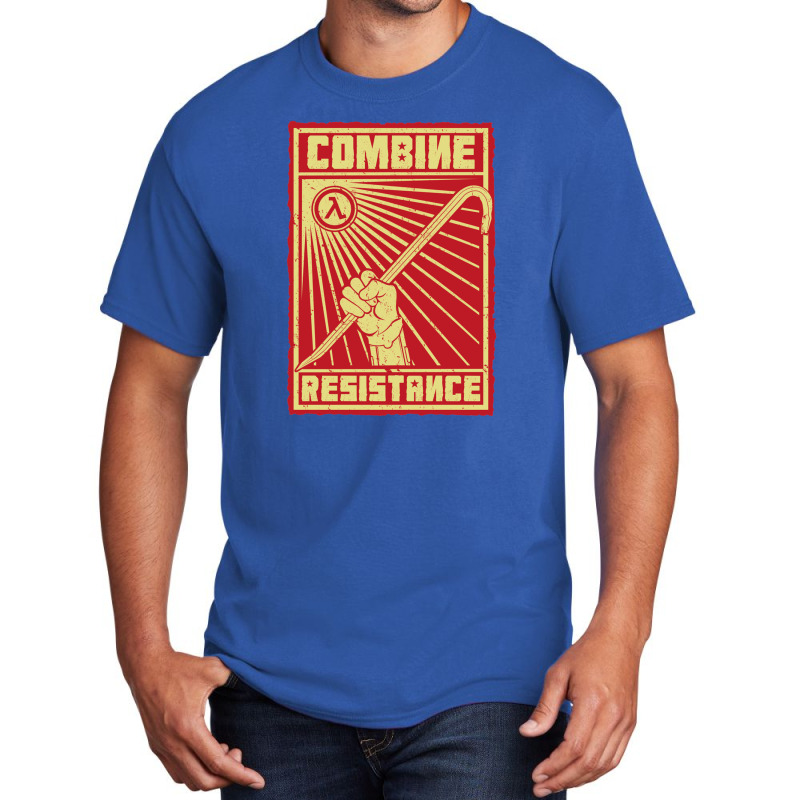 Combine Resistance Basic T-shirt by BrettHaralson | Artistshot