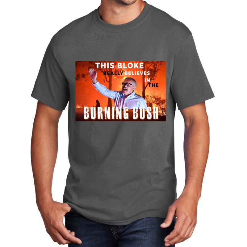 Scomo Burning Bush Basic T-shirt by cm-arts | Artistshot