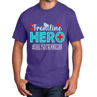 Dialysis Technician Frontline Hero Essential Workers Women Basic T-shirt | Artistshot