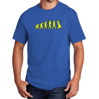 Evolution Timeline Singer Female Yellow Design 1 Basic T-shirt | Artistshot