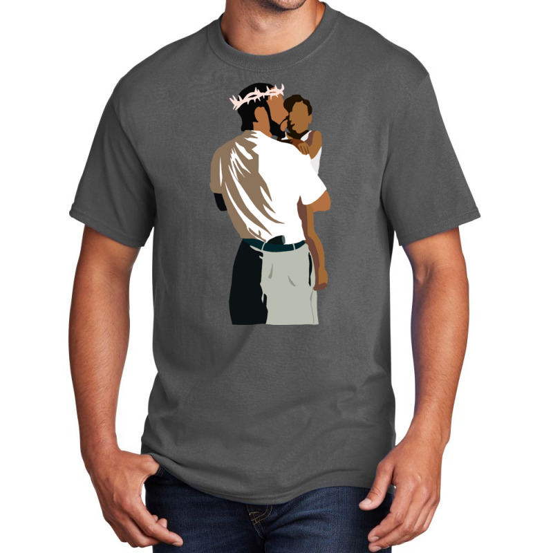 Kendrick Lamar Mr.morale Digital Painting Basic T-shirt by KRYSTALVIGIL | Artistshot