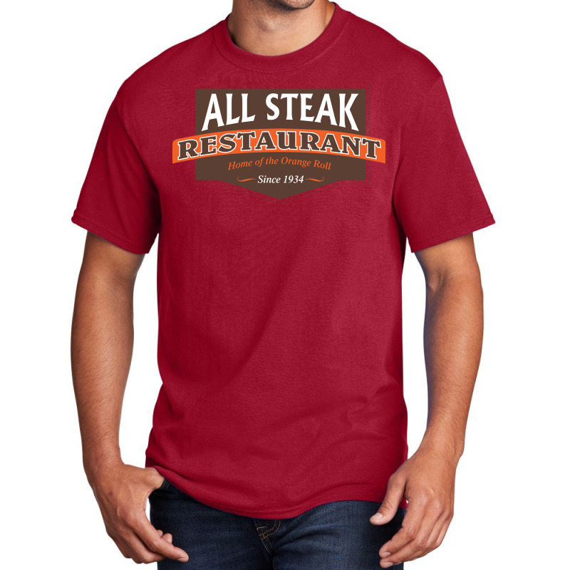 All Steak Basic T-shirt by aqdu | Artistshot