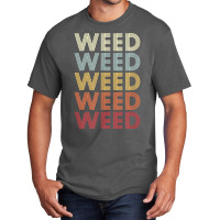 Weed California Weed Ca Retro Vintage Text T Shirt Basic T-shirt | Artistshot