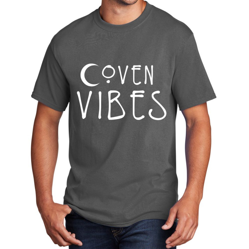 Coven Vibes Witch Wiccan And Pagan Halloween Basic T-shirt by cm-arts | Artistshot