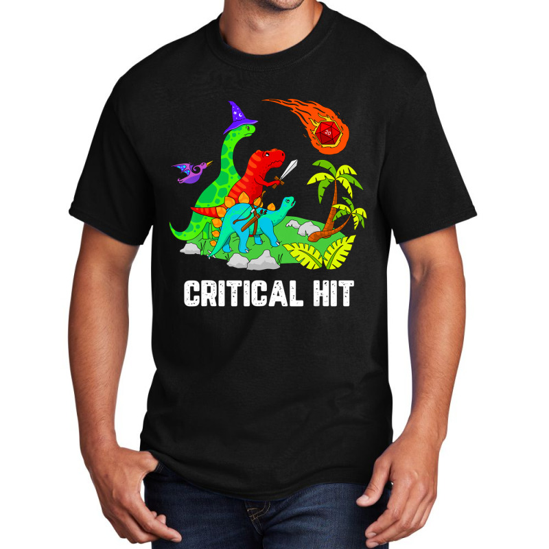 Double Damage Critical Tshirt, Dragons Basic T-shirt by cm-arts | Artistshot