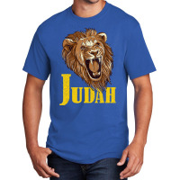 Roar Lion Tribe Judah Symbol Torah Hebrew Israelite Basic T-shirt | Artistshot