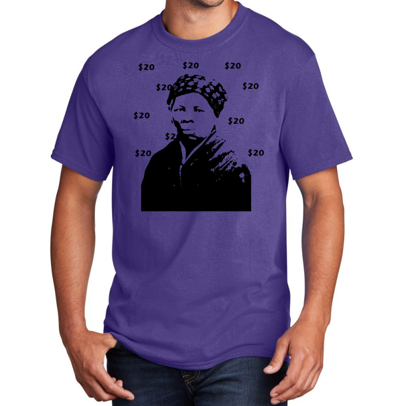 Black History Month 20 Dollar Bill Basic T-shirt | Artistshot