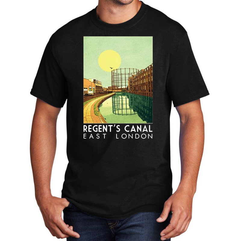 Regents Canal, Regents Canal Vintage, Regents Canal Art, Regents Canal Basic T-shirt by SHOPODI9 | Artistshot